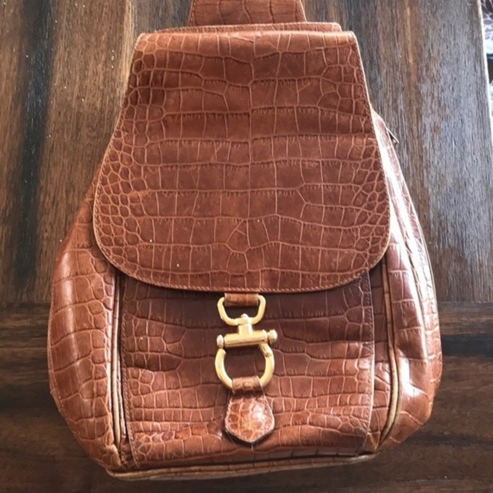 Pochette De Soirée Vintage Pourchet Paris - Peau De Serpent, Gris Foncé, Occasion Bon état